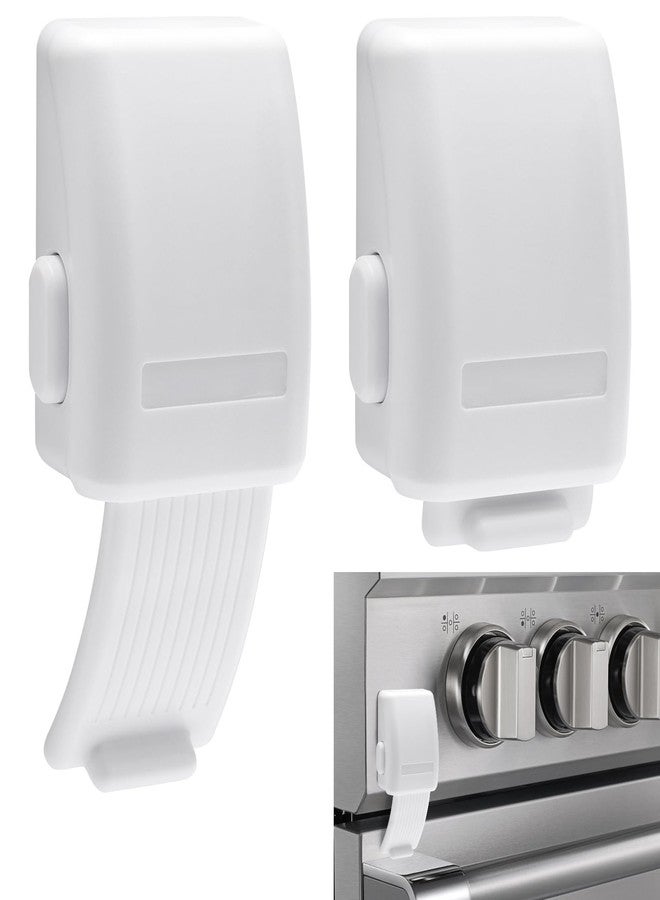 Windspeed 1.8x3.1 Inch Childproof Oven Door Lock 2 Pack Updated Oven Front Lock Child Safety Oven Lock Baby Proofing - Image 1